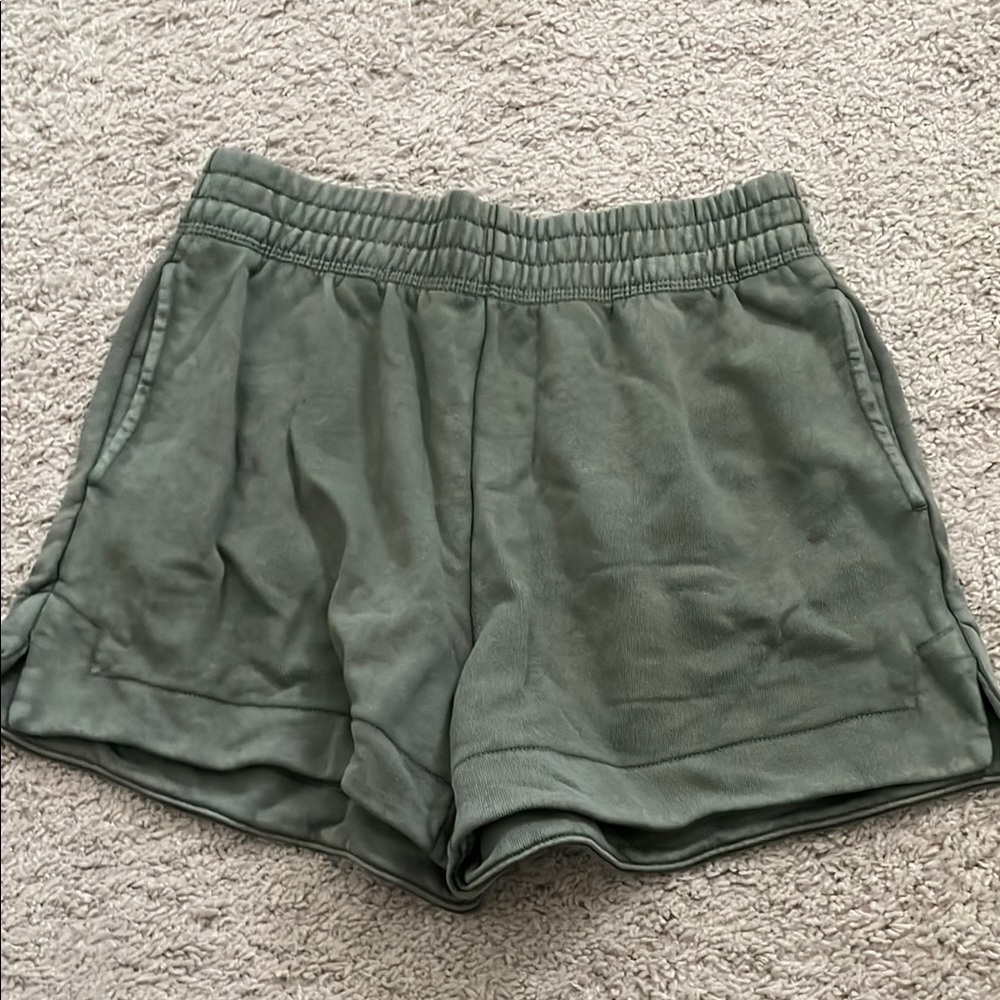 Women's Green Lounge Shorts